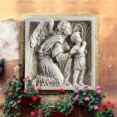 Guiding Angel Sculptural Wall Frieze
